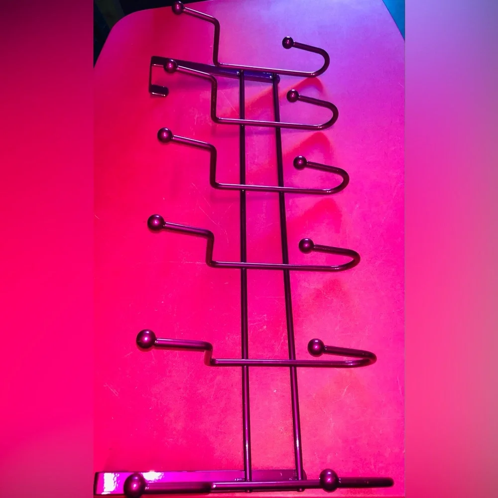 Over Door HotPink Barbie Metal Hook Rack Girls Jackets Accessories Hats Scarves